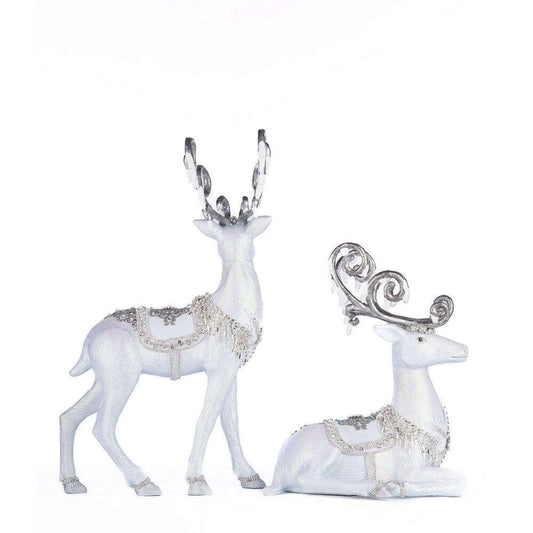 Crystal Christmas Deer Assortment of 2 by Katherine's Collection