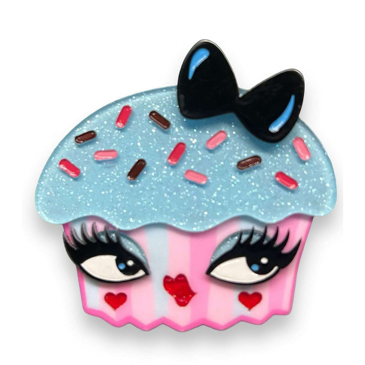 Cupcake Cutie Brooch by Miss Fluff x Lipstick & Chrome