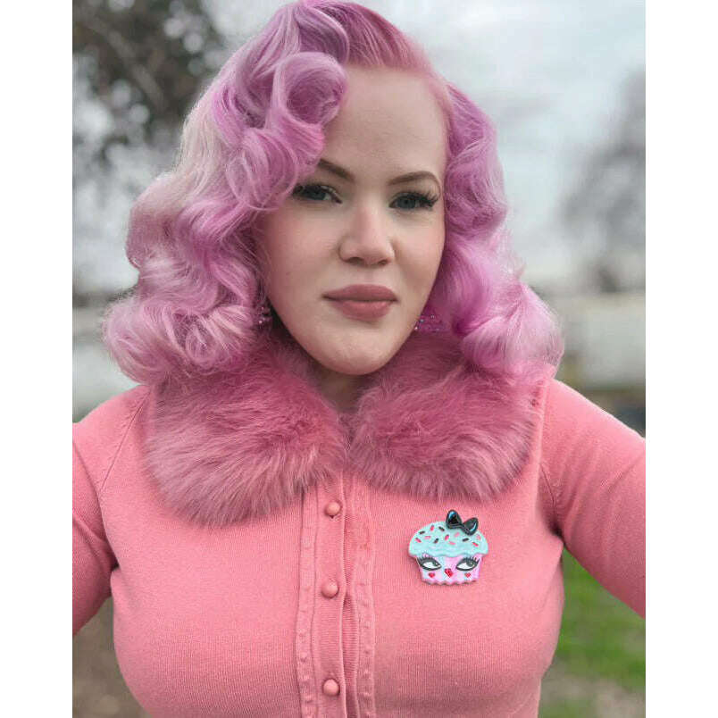Cupcake Cutie Brooch by Miss Fluff x Lipstick & Chrome