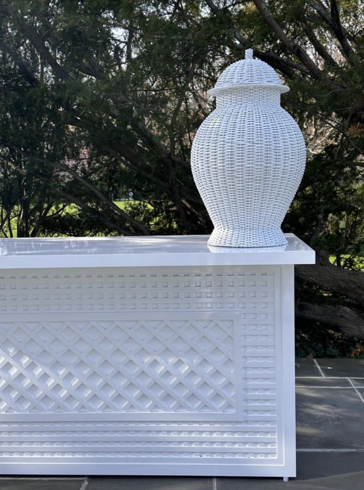 Jumbo Wicker Jar