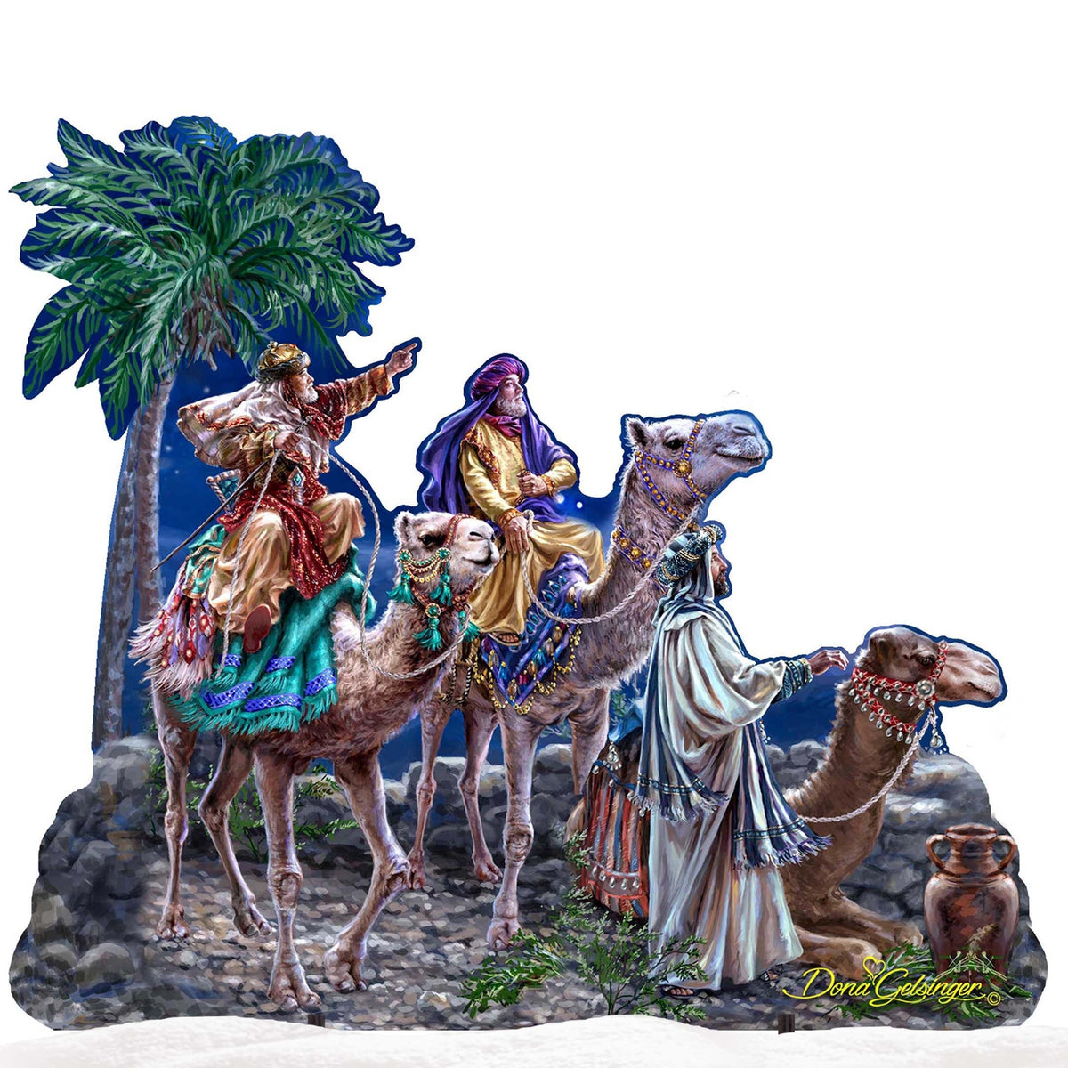 The Magic of Three Kings Nativity Outdoor Decor by D. Gelsinger - Nativity Holiday Decor - 8461022F-1810