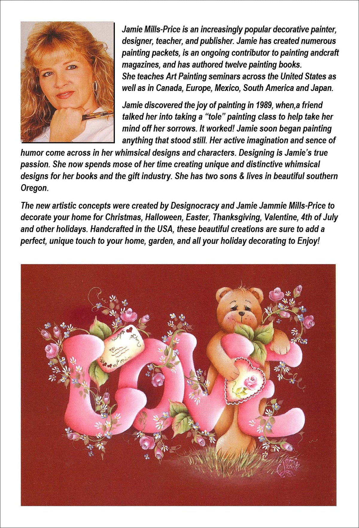 Joy Gingerbread House Wooden Ornaments by Jamie Mills-Price - Christmas Decor - 8457507