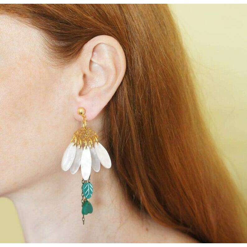 Daisies Petals Earrings by Laliblue