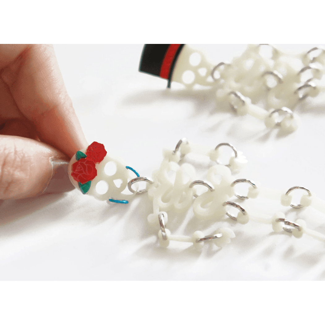 Day of the Dead Skeleton Earrings by Laliblue