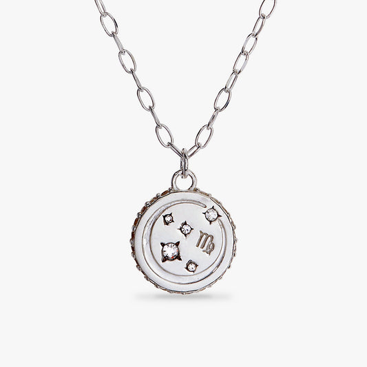 Virgo Zodiac Precious Necklace