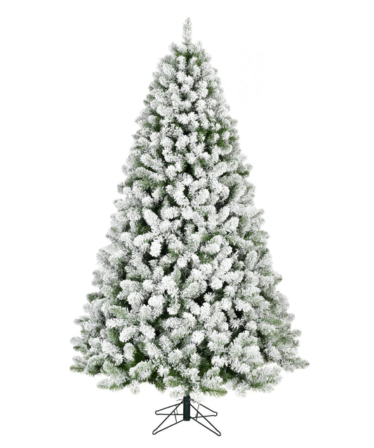 9' TREE, 2580 TIPS, METAL STAND, 65" DIA