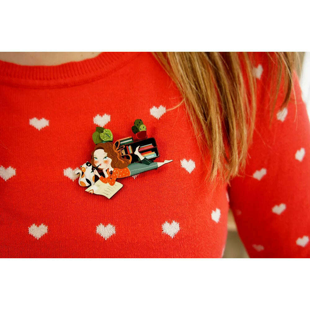 Dear diary brooch by Laliblue