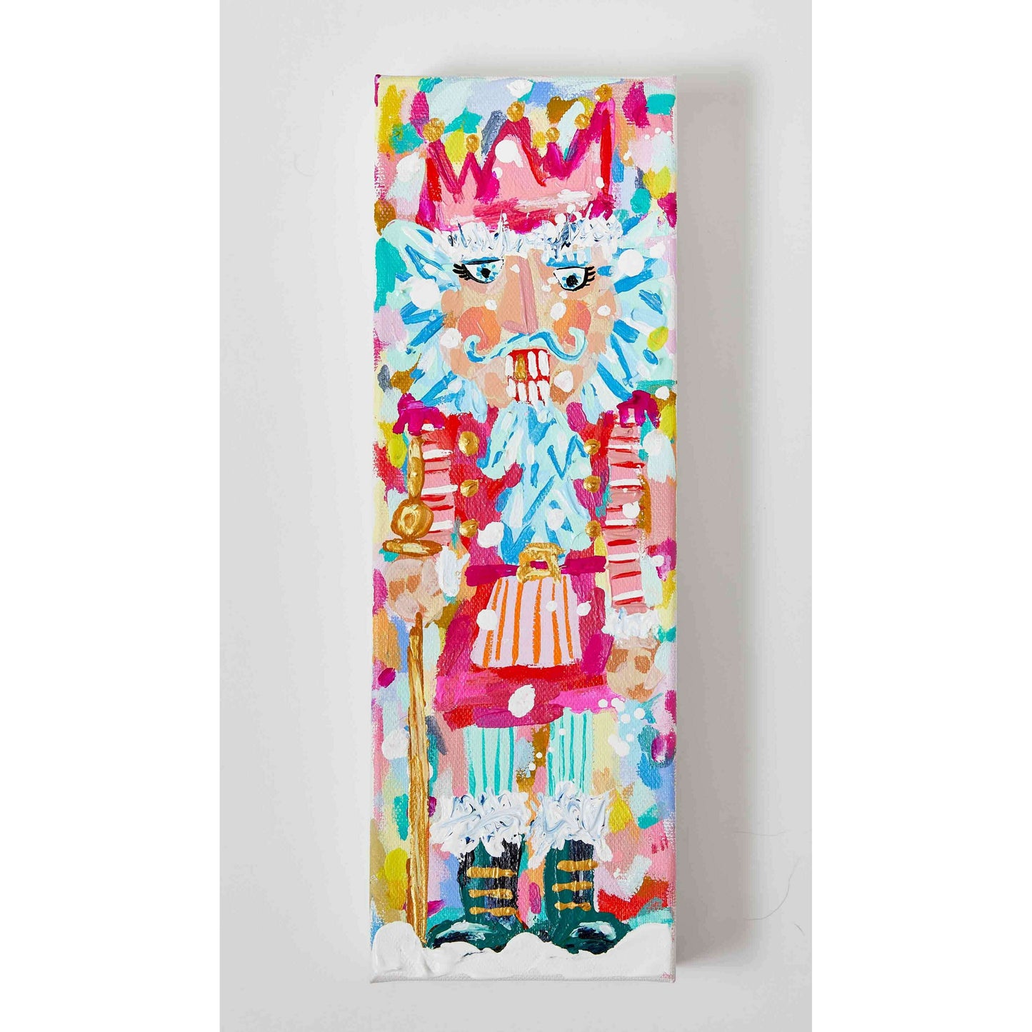 Dixon Nutcracker Decor Painting: 3x9