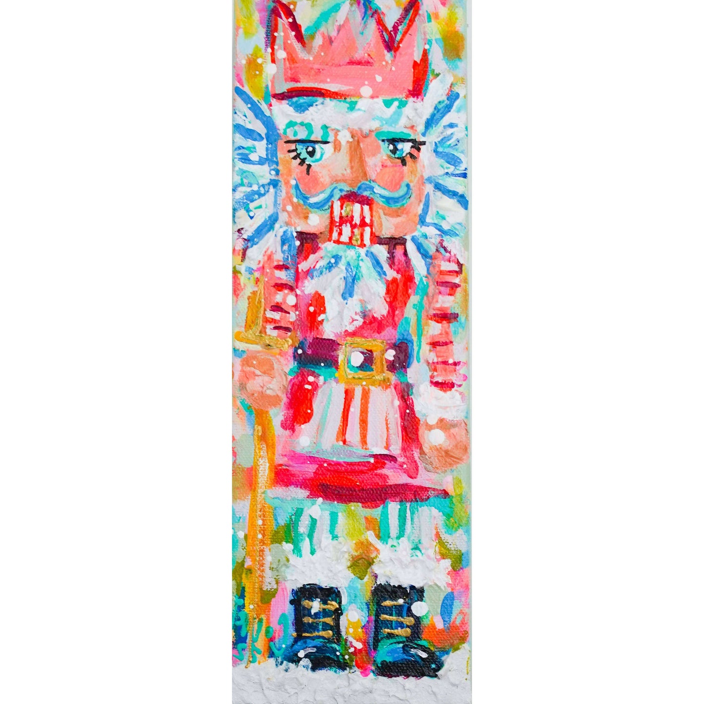 Dixon Nutcracker Decor Painting: 3x9