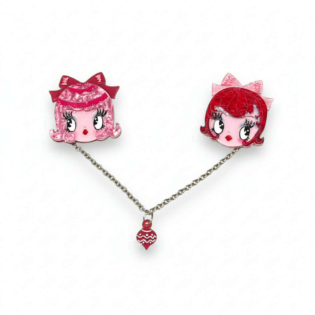 Dottie Dolly Mini Brooch by Miss Fluff x Lipstick & Chrome