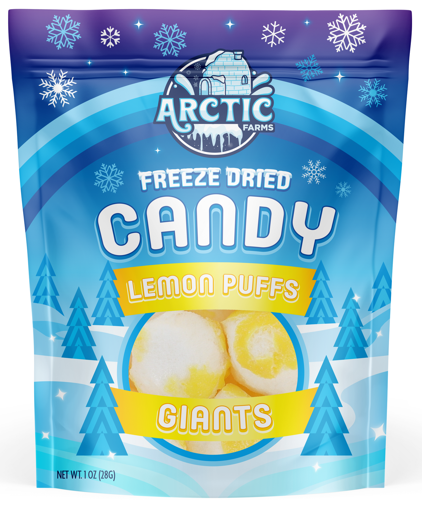 Freeze Dried Lemon Puffs Candies