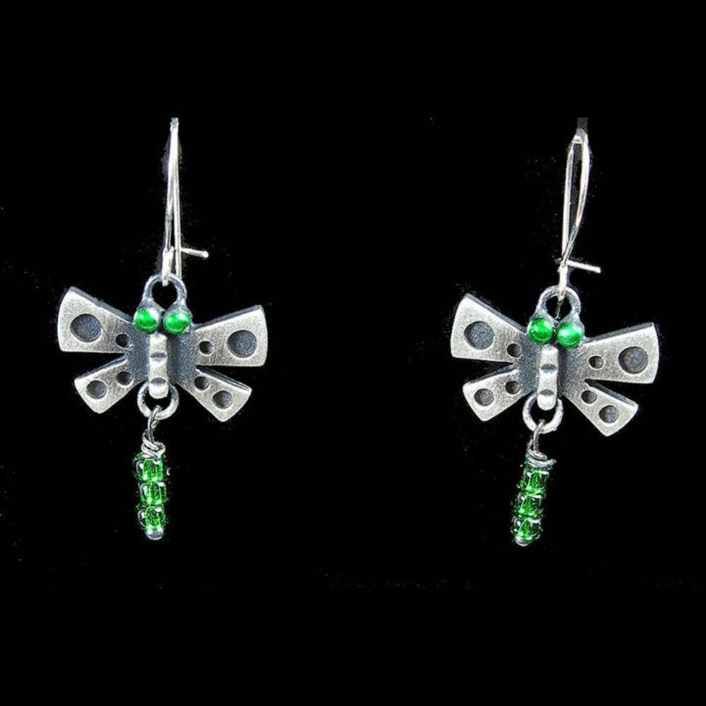 Dragonfly Earrings by Chickenscratch