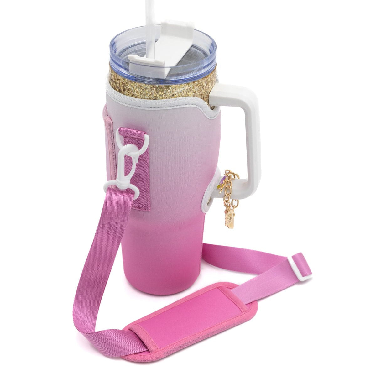 Pretty In Pink Stainless Tumbler Carrier Sleeve