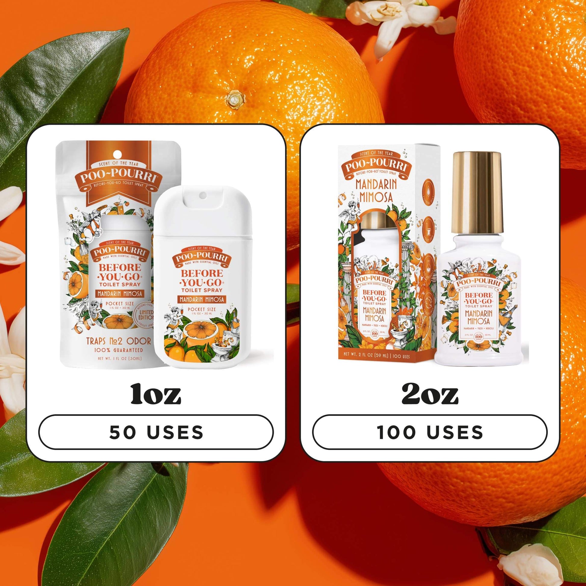 Poo~Pourri Mandarin Mimosa 2oz