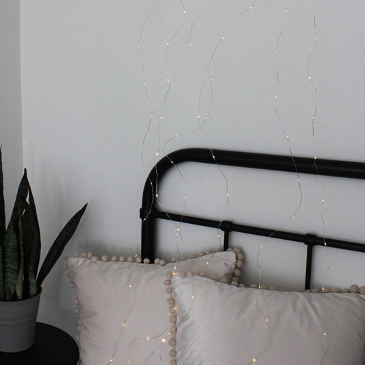 96 LED Fairy Curtain Light - Battery Operated