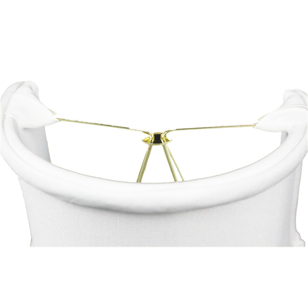 4"W x 4"H Down White Clip-on Sconce Half-Shell Lampshade