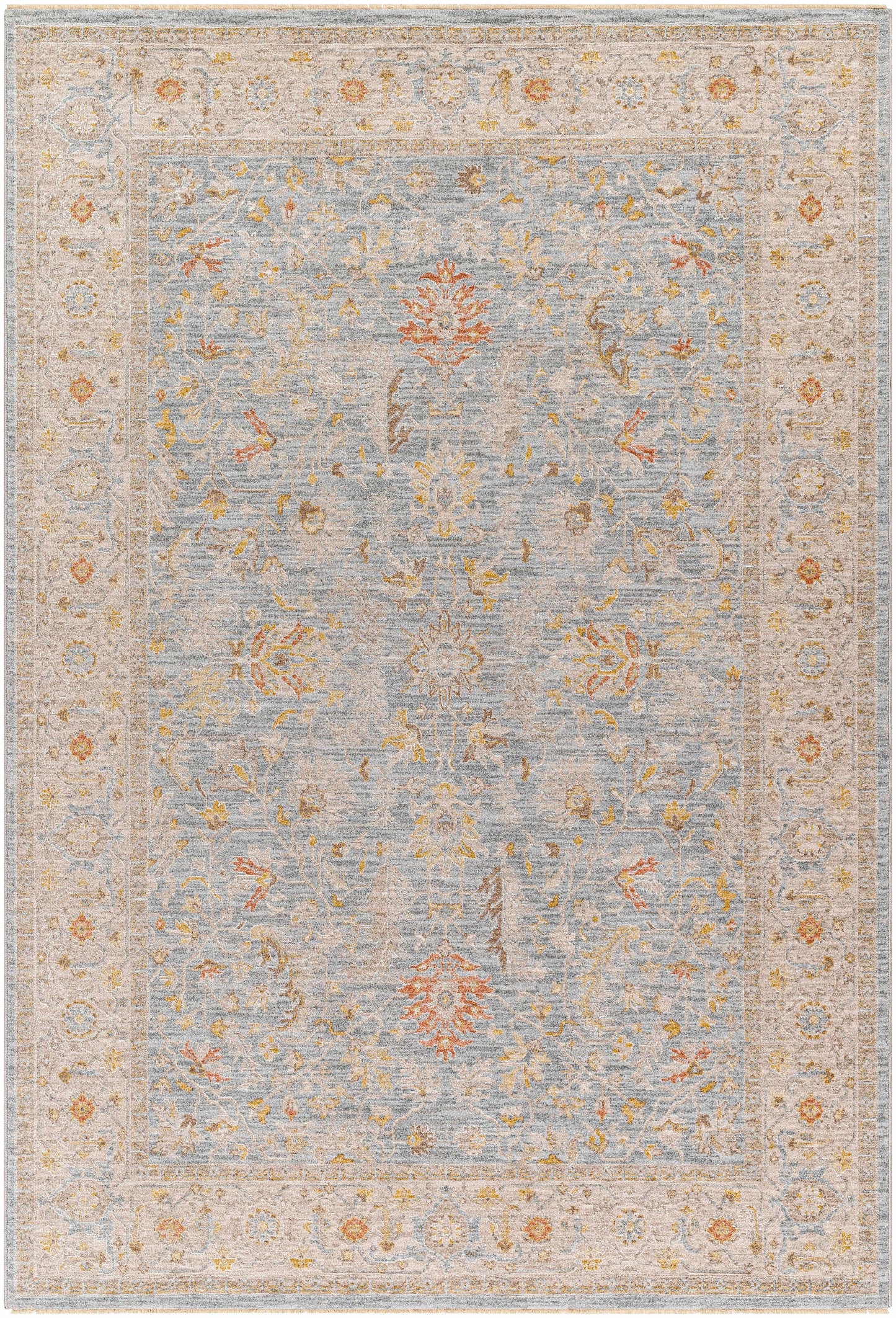 Edie Taupe Thick Luxe Oushak Rug