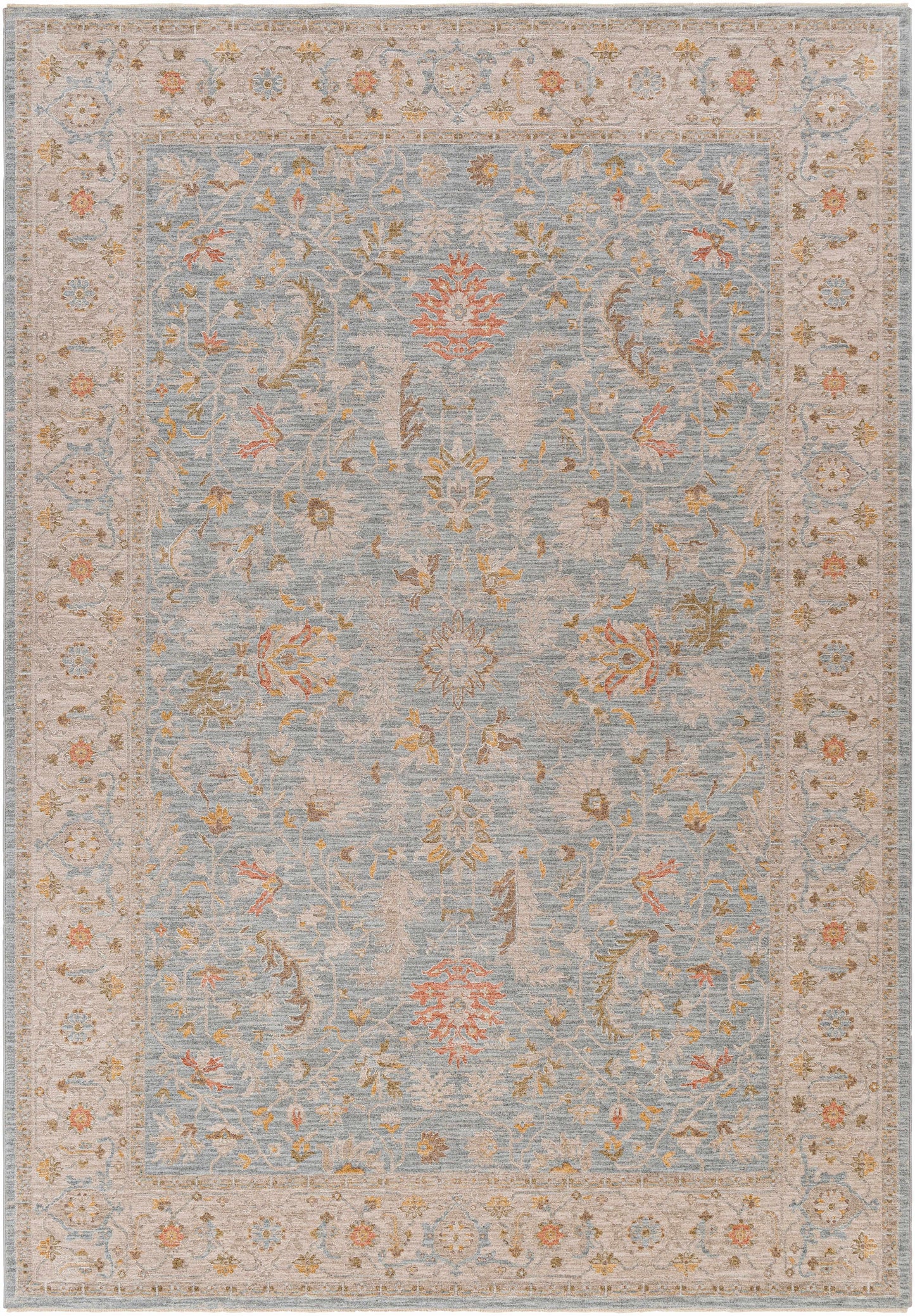 Edie Taupe Thick Luxe Oushak Rug