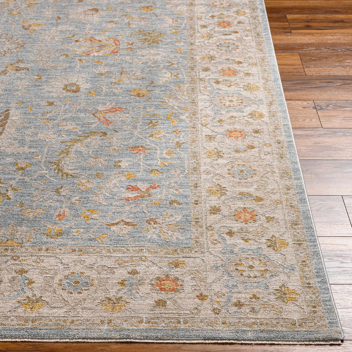 Edie Taupe Thick Luxe Oushak Rug