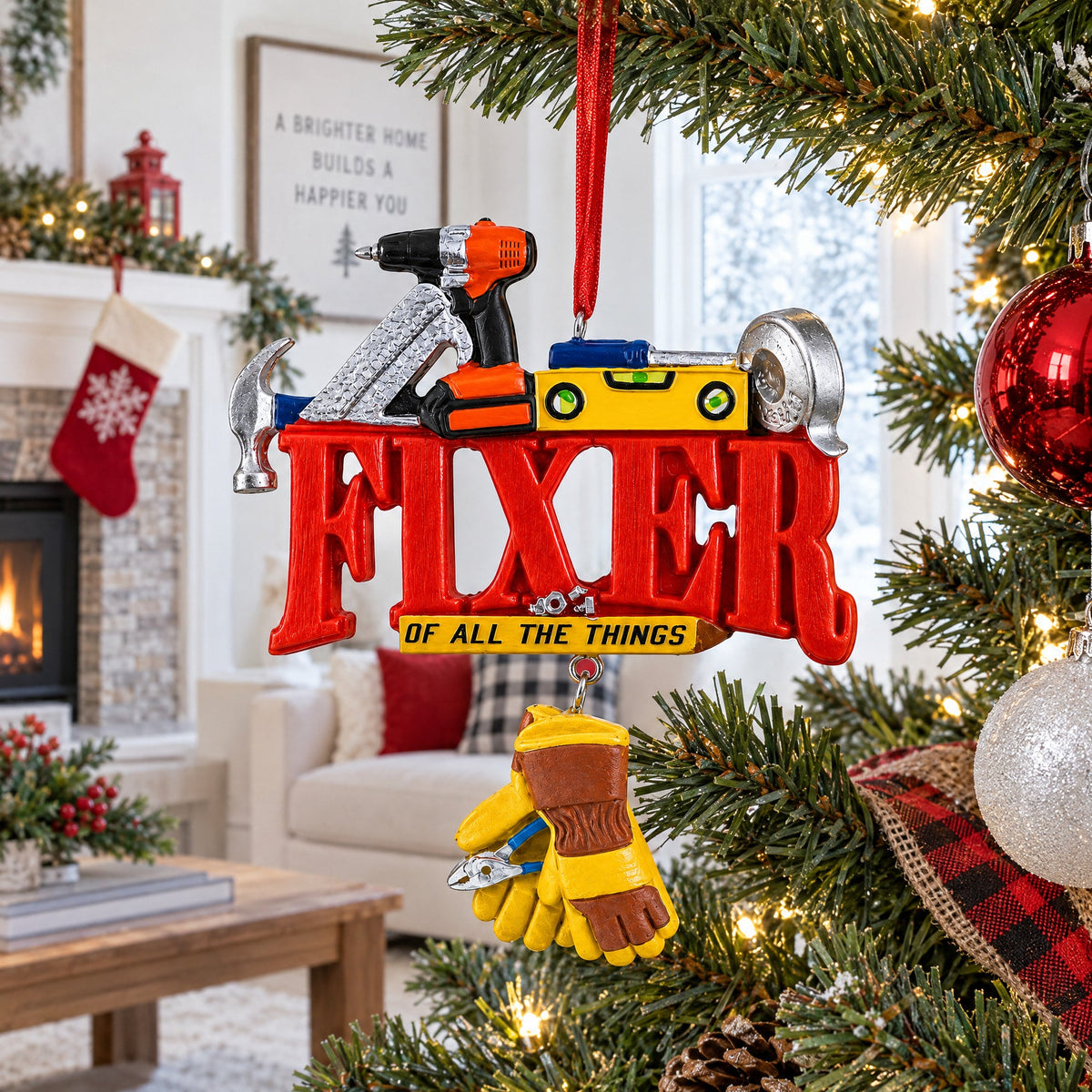 Fixer Of All Things Handyman Tools Resin Christmas Ornament