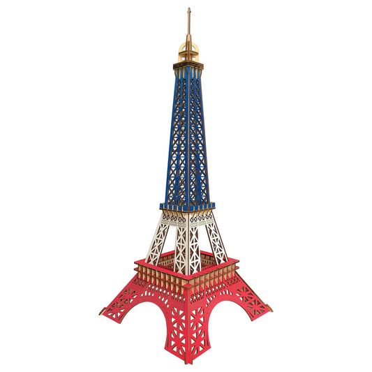 Paris Eiffel Tower Wooden Model Kit 94 Piece Laser Cut Decor