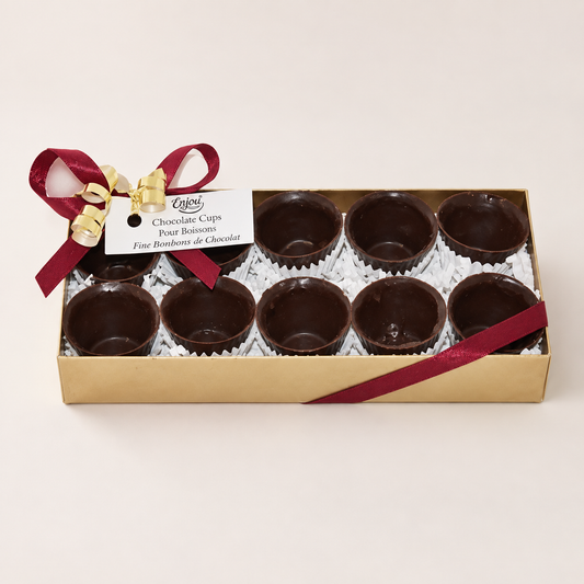 a box of chocolates with a tag