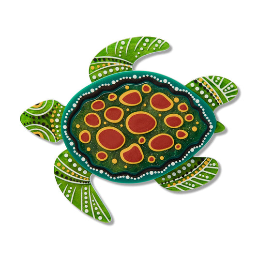 Yaunati (Turtle) Brooch by Erstwilder
