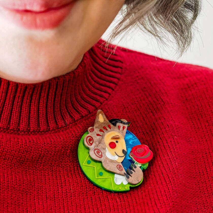 Accursed Gentleman Brooch by Erstwilder x Pete Cromer