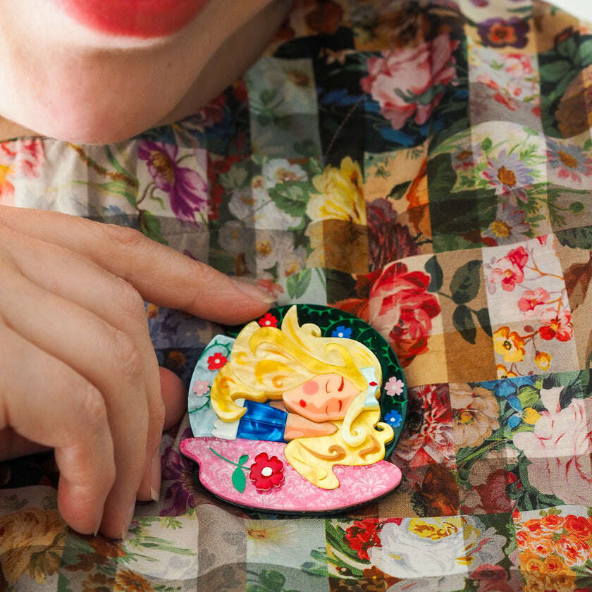 Beauty Sleep Brooch by Erstwilder x Pete Cromer