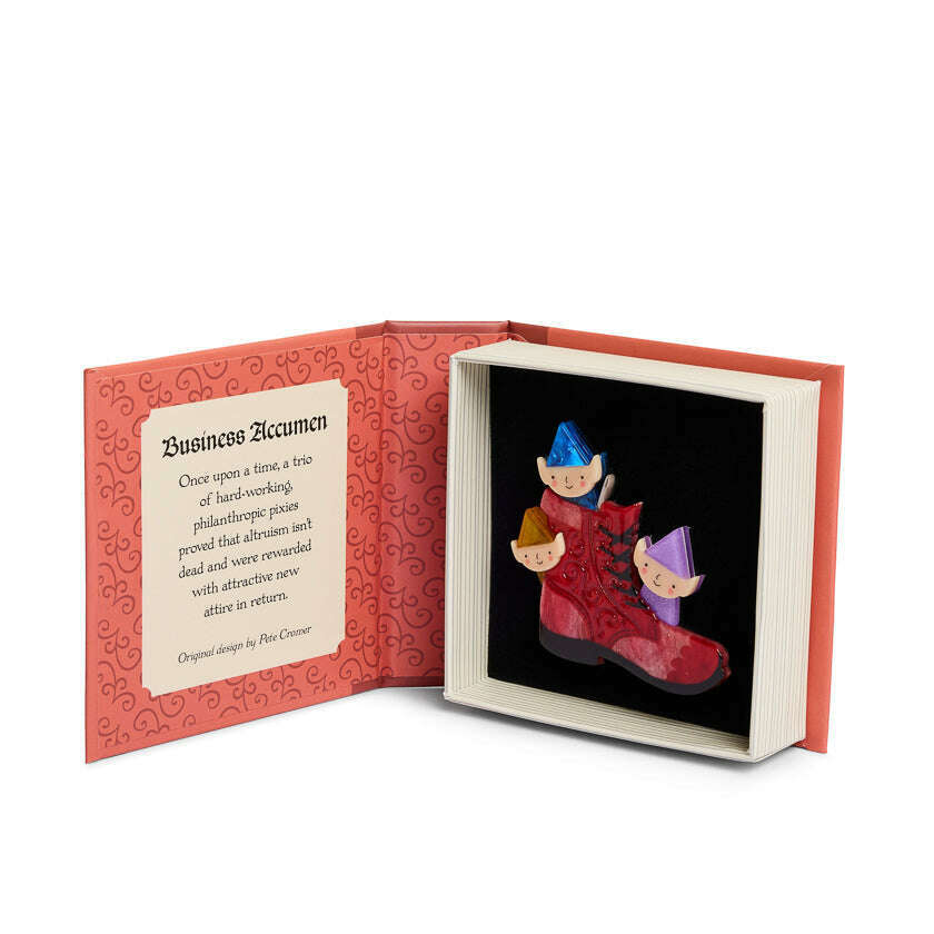 Business Acumen Brooch by Erstwilder x Pete Cromer