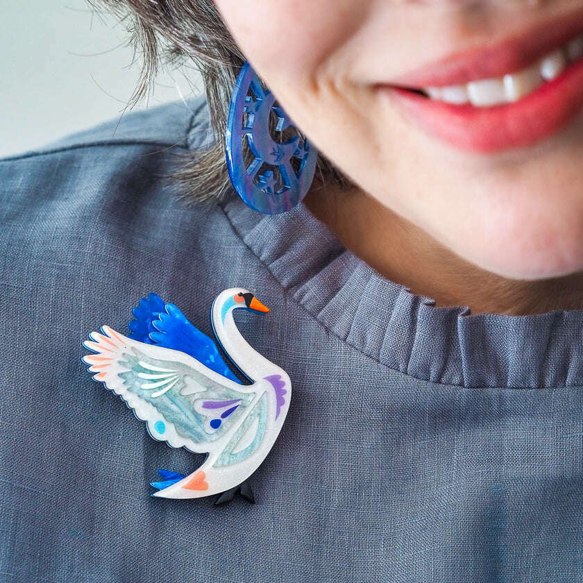 Maiden Curse Brooch by Erstwilder x Pete Cromer