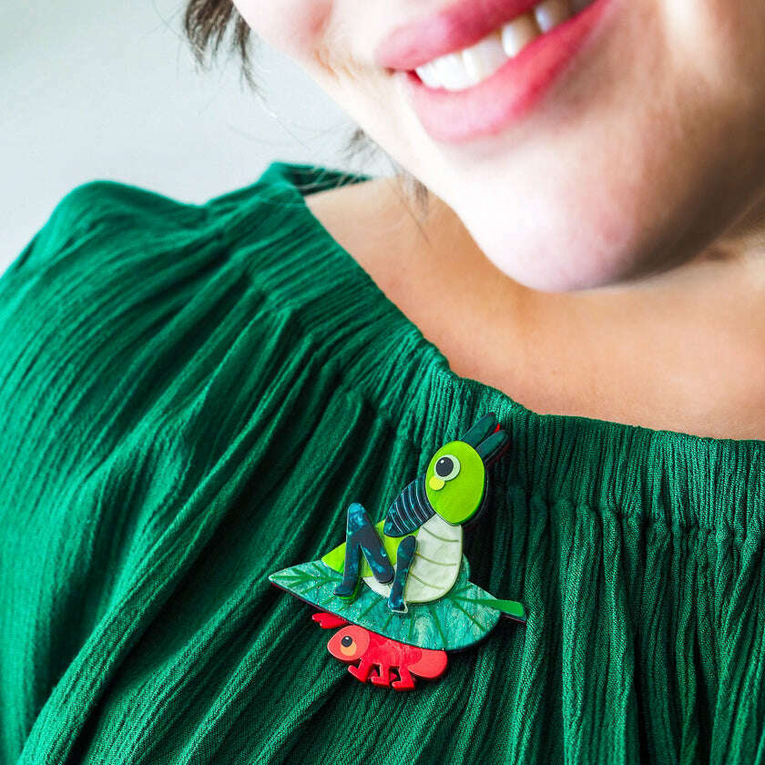Meal Prep Brooch by Erstwilder x Pete Cromer