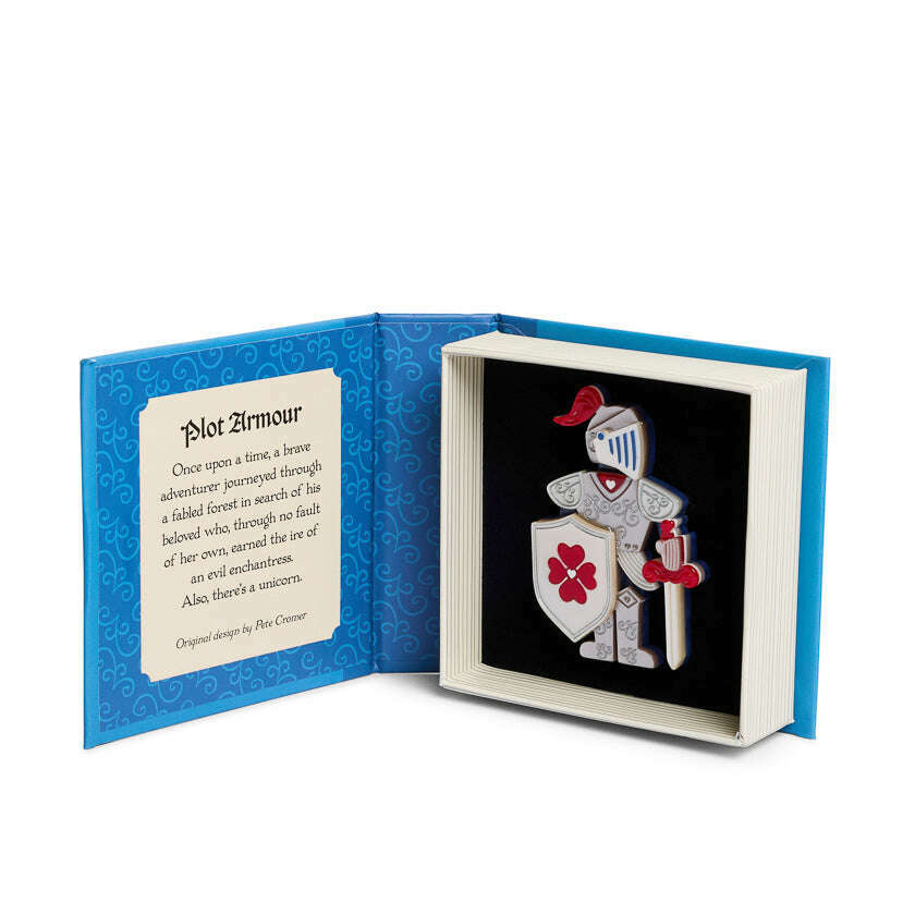Plot Armour Brooch by Erstwilder x Pete Cromer