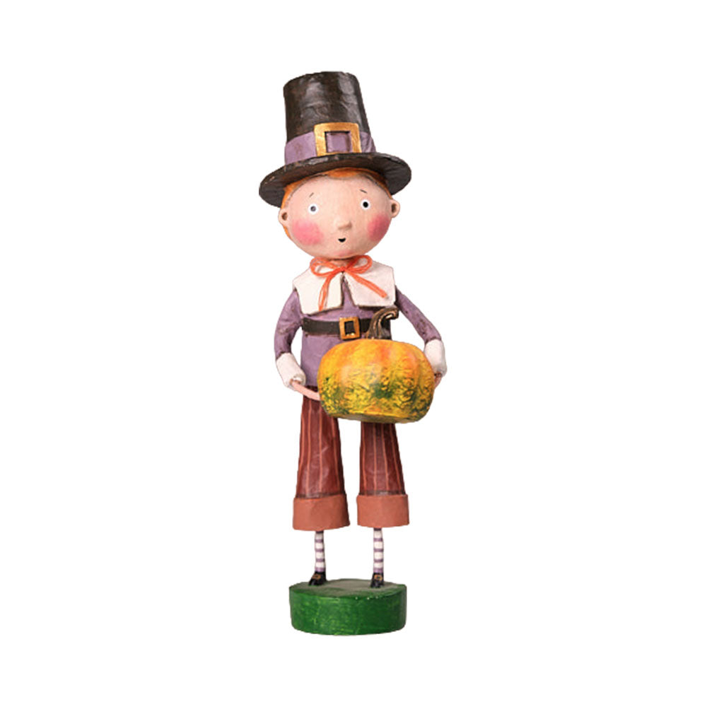 Mason Mayflower Thanksgiving Figurine by Lori Mitchell — 8-Inch Pilgrim Poly Resin Collectible