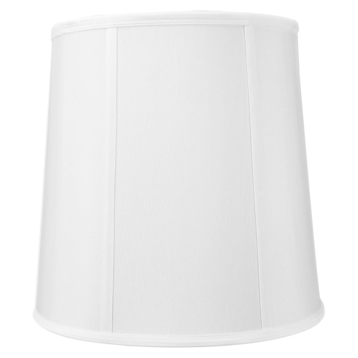 10x12x12 White Linen Fabric Drum Lampshade