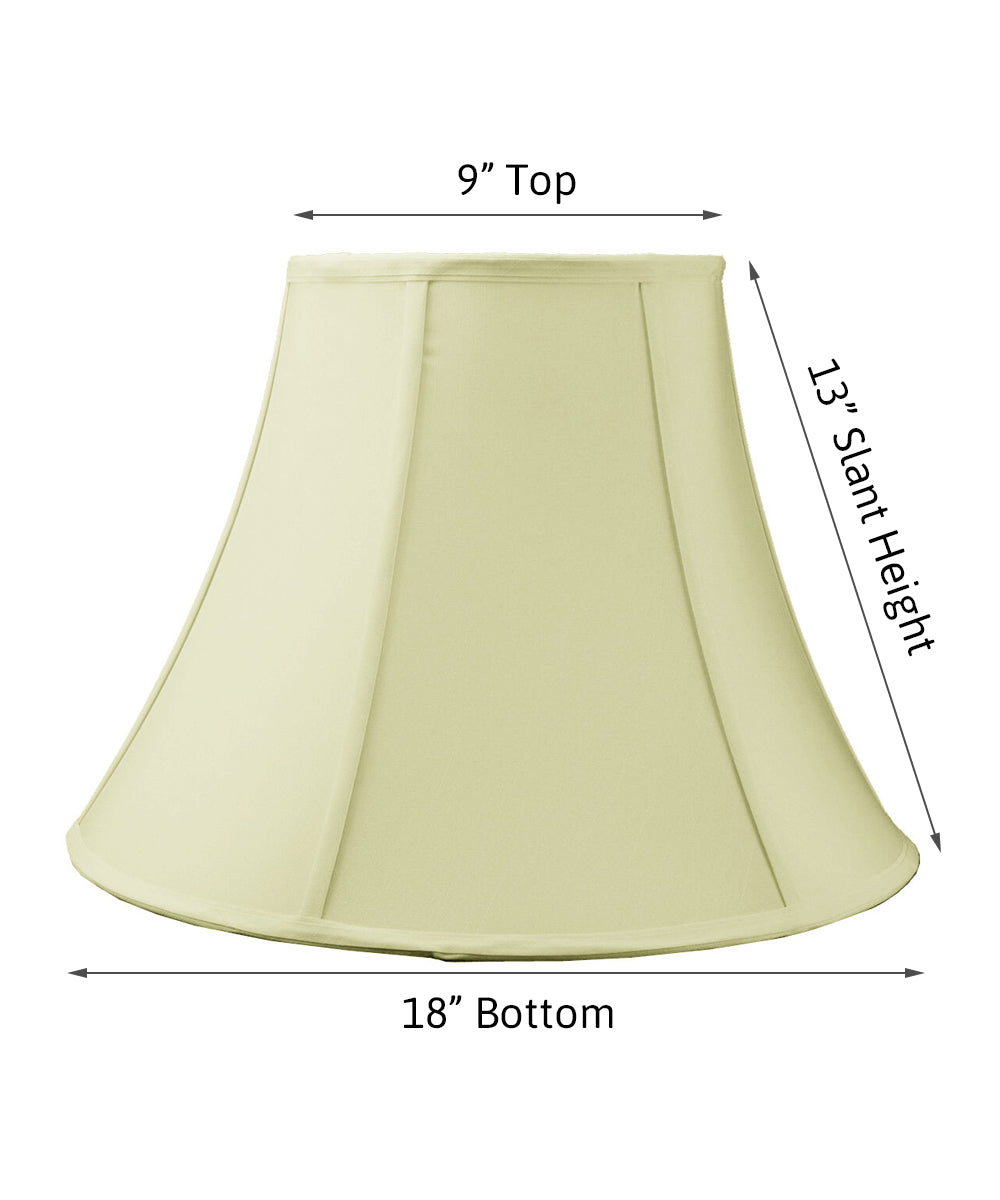 18"W x 14"H  Egg Shell Shantung Bell Lampshade