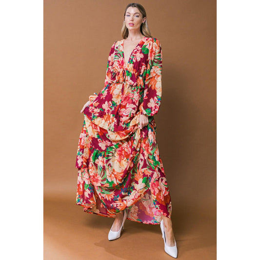 LEAVE YOU SPEECHLESS WOVEN MAXI DRESS