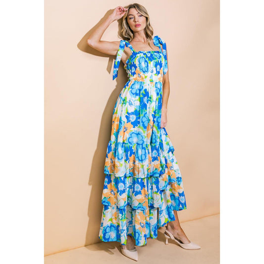 NO MATTER WHERE WOVEN MAXI DRESS
