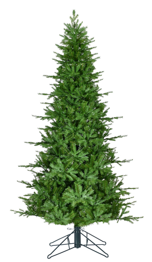 9' TREE, 1673 TIPS, METAL STAND, 58" DIA