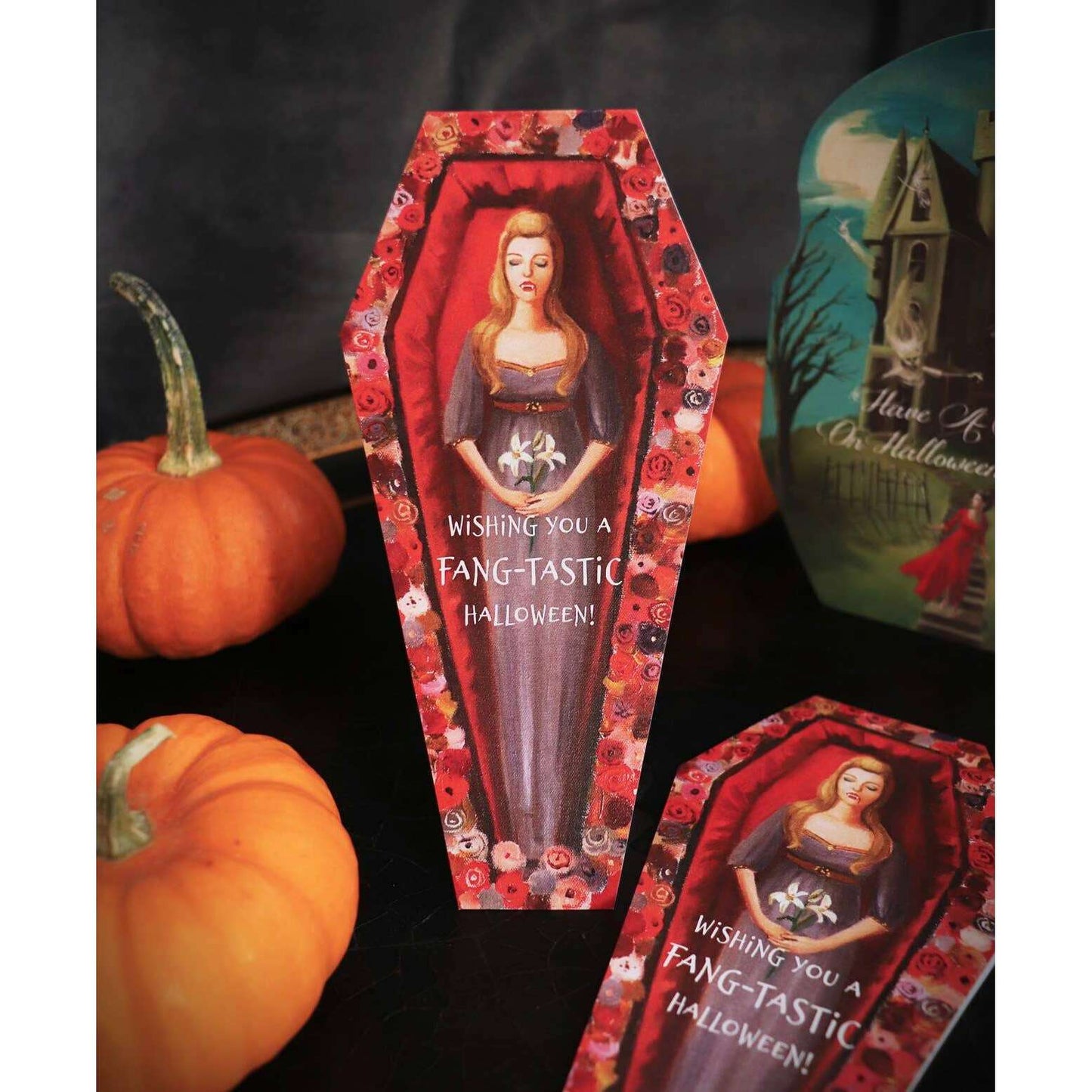Fang-tastic Halloween Die Cut Card