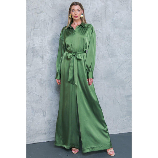 LIKE FINE ART WOVEN JUMPSUIT