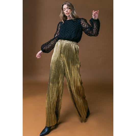 PORCH SWING KISSES WOVEN PANTS