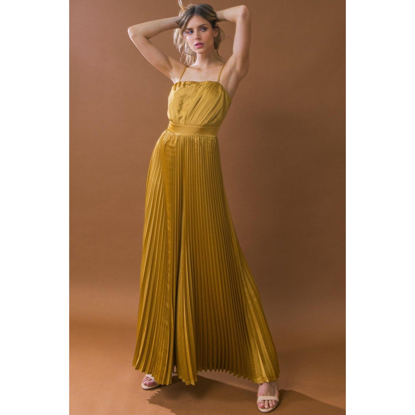 BLISSFUL LOVE WOVEN JUMPSUIT