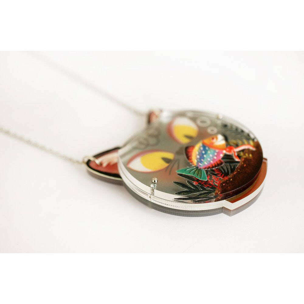 Fishbowl Necklace With Cat by Laliblue