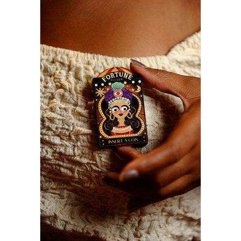Fortune Teller Interactive Halloween Brooch by Laliblue
