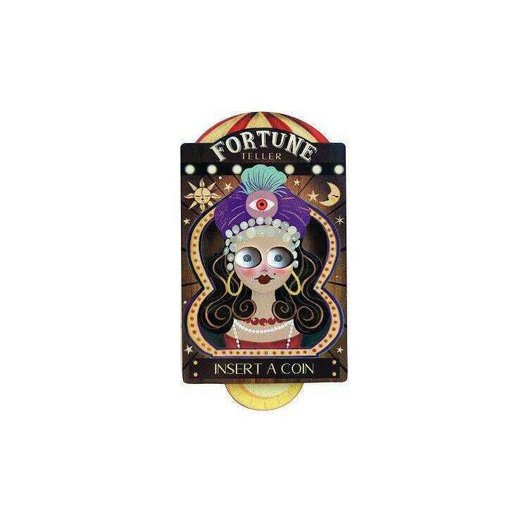 Fortune Teller Interactive Halloween Brooch by Laliblue