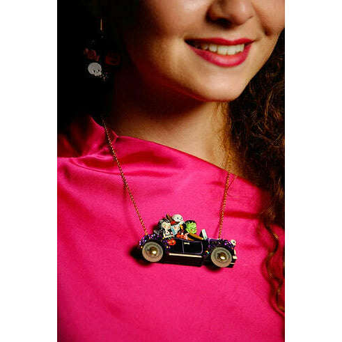 Frankenstein's Car Necklace by Laliblue