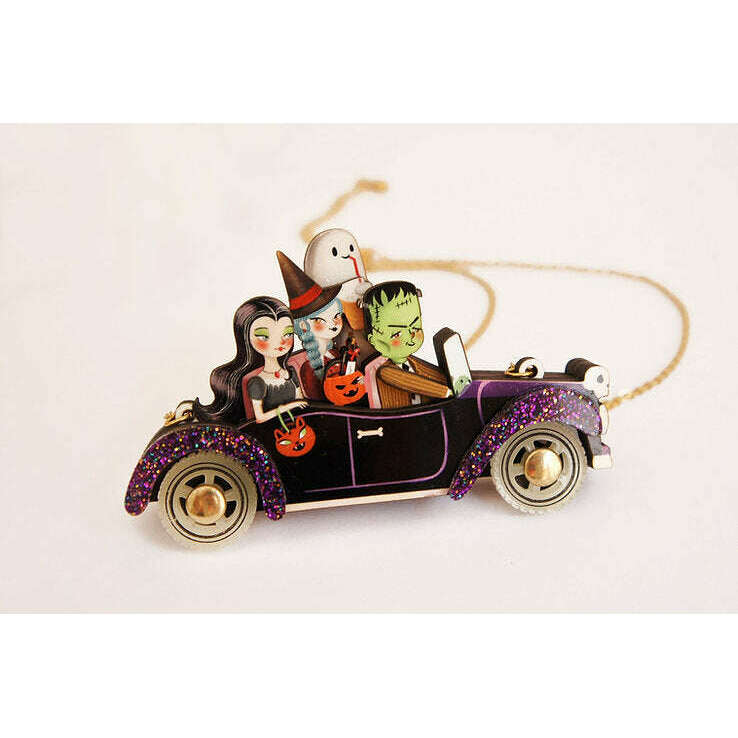 Frankenstein's Car Necklace by Laliblue