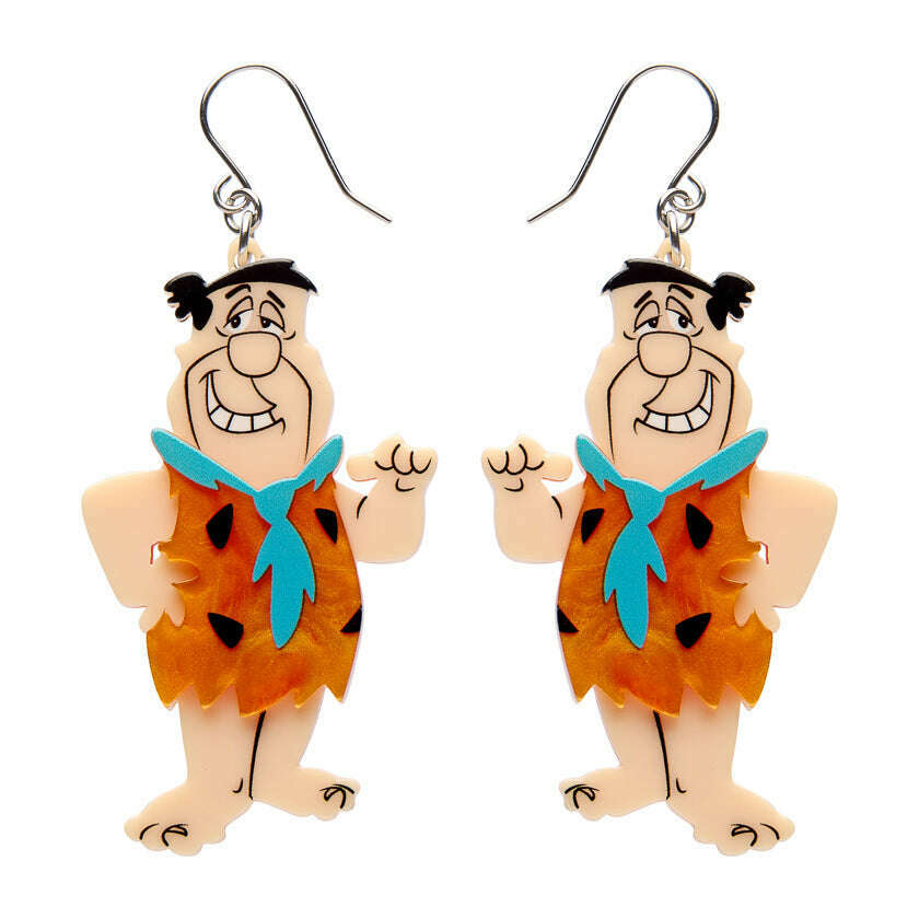 Fred Flintstone Drop Earrings by Erstwilder