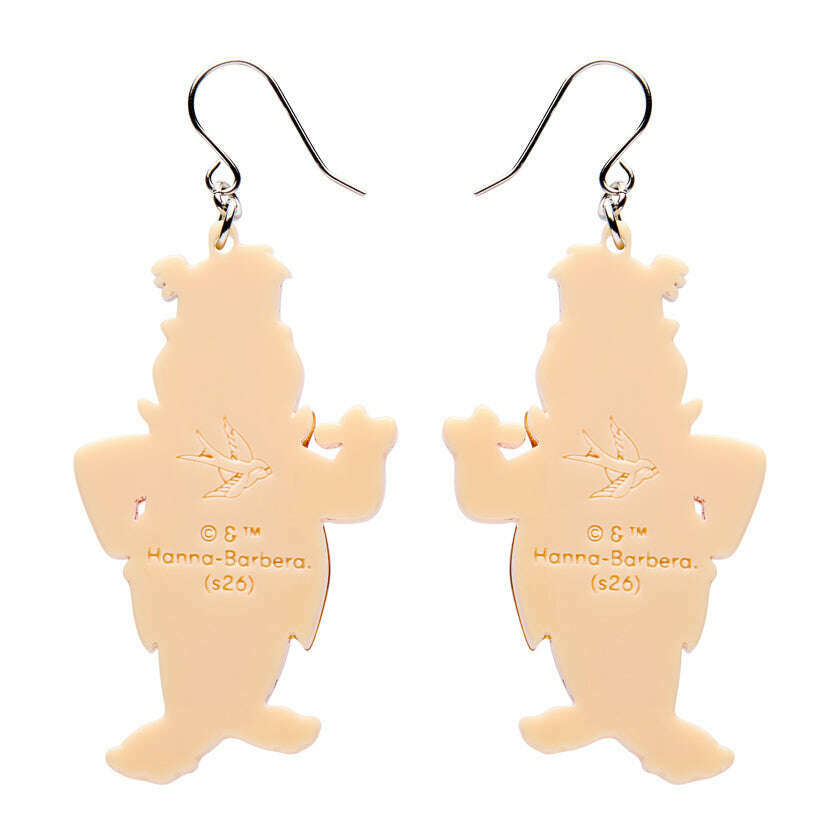 Fred Flintstone Drop Earrings by Erstwilder